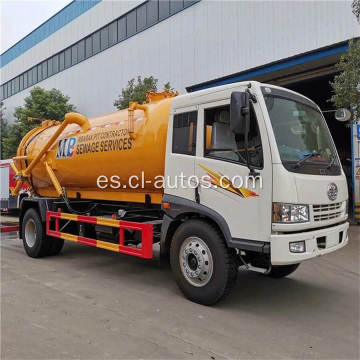 FAW 4x2 10000L Tank Watking Vehicle Vehículo de aguas residuales Fecal Suction Truck